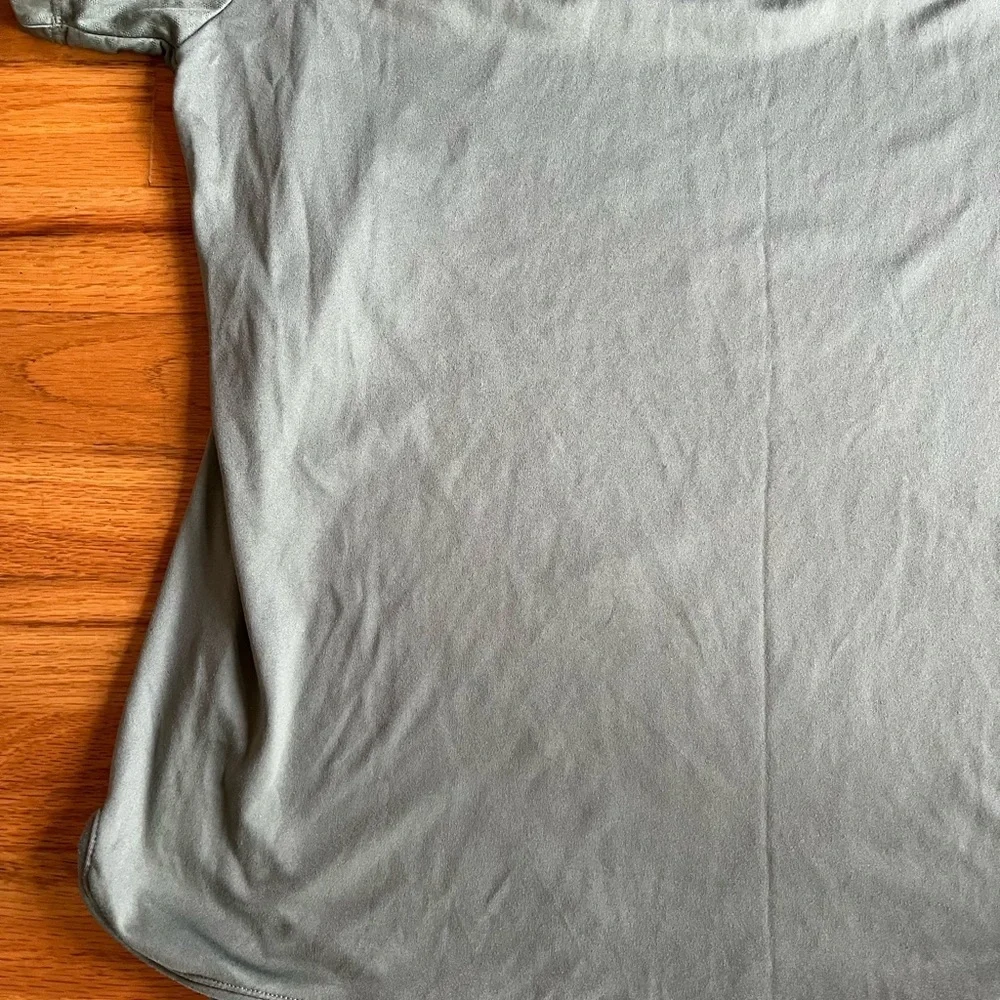 NIKE Dri Fit Green Short Sleeve Running Shirt M